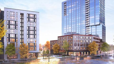 Common Lincoln Park (left) at The Shops at Big Deahl
